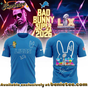 Detroit Lions x Bad Bunny Super Bowl 2026 Tshirt, Sweatshirt, Hoodie
