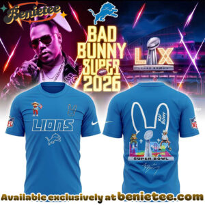 Detroit Lions x Bad Bunny Super Bowl 2026 Tshirt, Sweatshirt, Hoodie V3