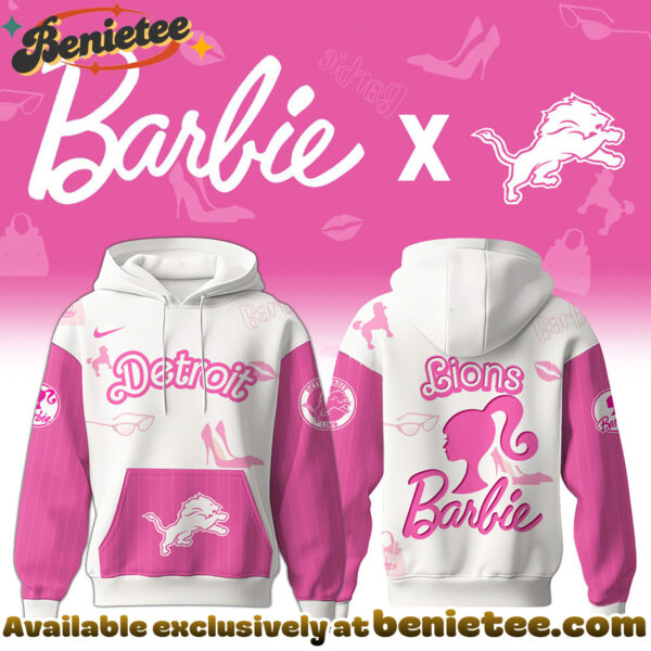 Detroit Lions x Barbie Hoodie Limited Edition - Selling Out Fast Hoodie, Sweatshirt, T-shirt