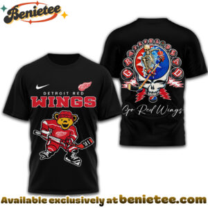 Detroit Red Wings Premium NHL Deadhead 3D Shirt