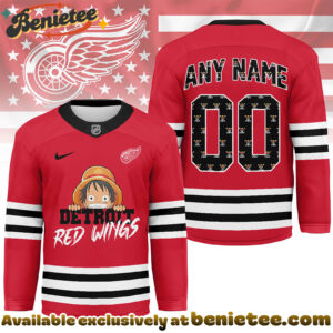 Detroit Red Wings Premium NHL One Piece Hockey Jersey NY