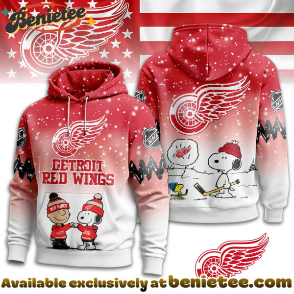 Detroit Red Wings Premium NHL Peanuts Hoodie, Tshirt, Sweatshirt