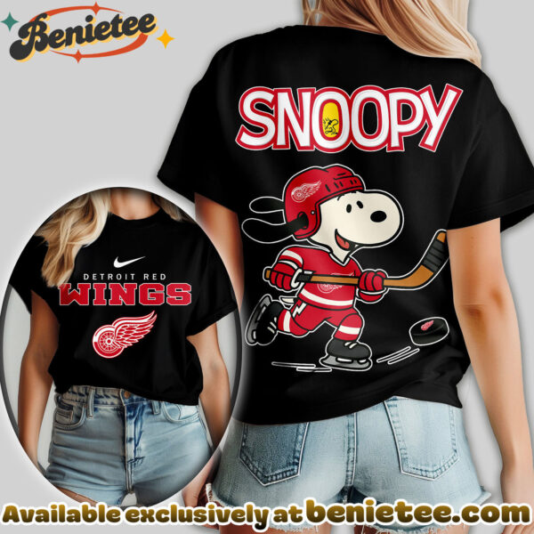 Detroit Red Wings Premium NHL Snoopy Hockey Women Tshirt, Sweatshirt, Hoodie