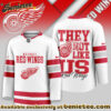 Detroit Red Wings Premium NHL They Not Like Us Hockey Jersey