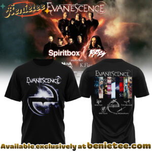 EVANESCENCE US And UK 2026 WORLD TOUR Collection Tshirt, Hoodie, Sweatshirt - Ver 6