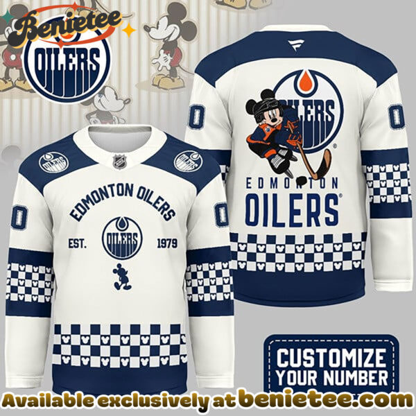 Edmonton Oilers Premium NHL Disney Game Day Hockey Jersey