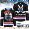 Edmonton Oilers Premium NHL Graffiti My Team 4 Life Hockey Jersey