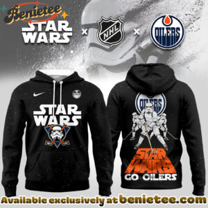 Edmonton Oilers Premium NHL Star Wars Imperial Trooper 3D Hoodie
