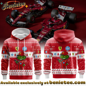 Ferrari red meets Grinch green in the coolest holiday