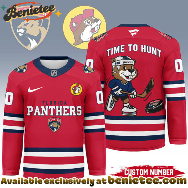 Florida Panthers Premium NHL Bucees Personalized Hockey Jersey