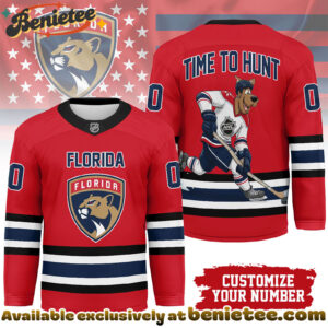 Florida Panthers Premium NHL Scooby Doo Personalized Hockey Jersey