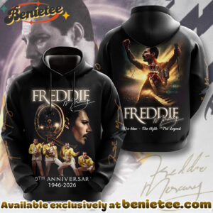 Freddie Mercury 80th Anniversary 3D Apparel Shirt, Hoodie, Sweatshirt - Ver 4
