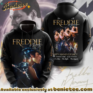Freddie Mercury 80th Anniversary 3D Apparel Shirt, Hoodie, Sweatshirt - Ver 2