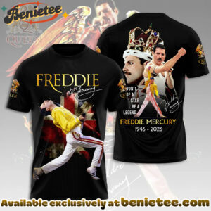 Freddie Mercury 80th Anniversary 3D Apparel Shirt, Hoodie, Sweatshirt