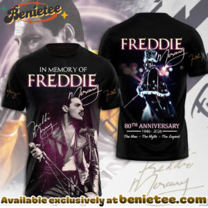 Freddie Mercury 80th Anniversary 3D Apparel Shirt, Hoodie, Sweatshirt - Ver 6