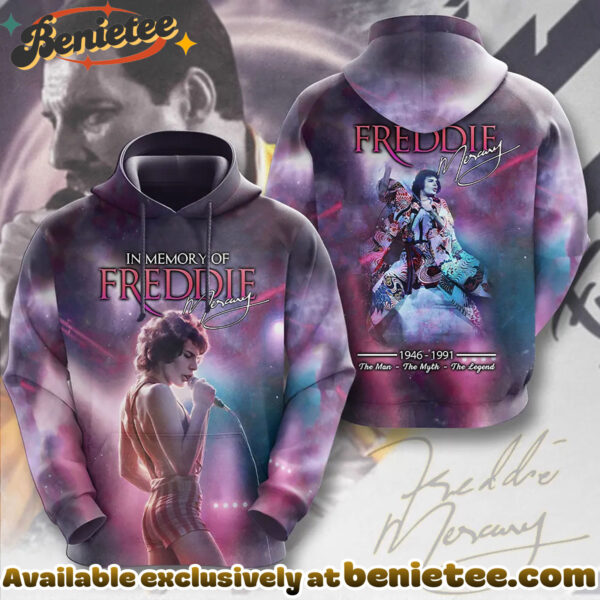 Freddie Mercury 80th Anniversary 3D Apparel Shirt, Hoodie, Sweatshirt - Ver 30
