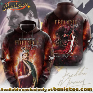 Freddie Mercury 80th Anniversary 3D Apparel Shirt, Hoodie, Sweatshirt - Ver 27