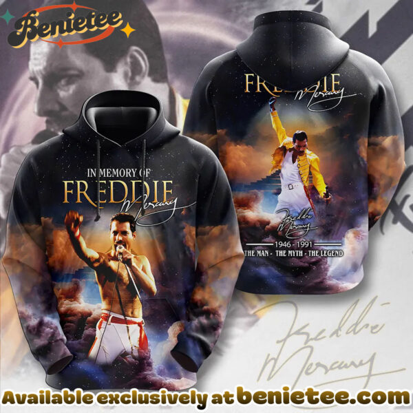 Freddie Mercury 80th Anniversary 3D Apparel Shirt, Hoodie, Sweatshirt - Ver 28