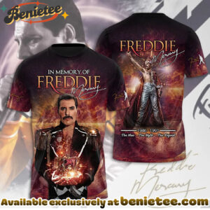Freddie Mercury 80th Anniversary 3D Apparel Shirt, Hoodie, Sweatshirt - Ver 31
