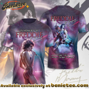 Freddie Mercury 80th Anniversary 3D Apparel Shirt, Hoodie, Sweatshirt - Ver 30