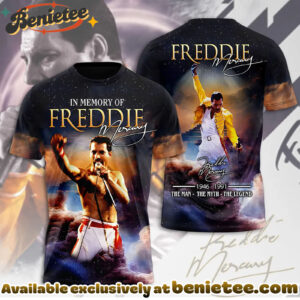 Freddie Mercury 80th Anniversary 3D Apparel Shirt, Hoodie, Sweatshirt - Ver 28