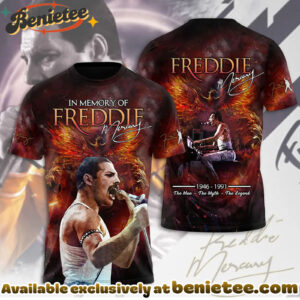 Freddie Mercury 80th Anniversary 3D Apparel Shirt, Hoodie, Sweatshirt - Ver 29