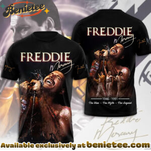 Freddie Mercury 80th Anniversary 3D Apparel Shirt, Hoodie, Sweatshirt - Ver 11