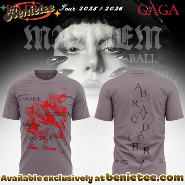 GAGA The Mayhem Ball Tour 2025 Limited Edition Tshirt - Ver 7