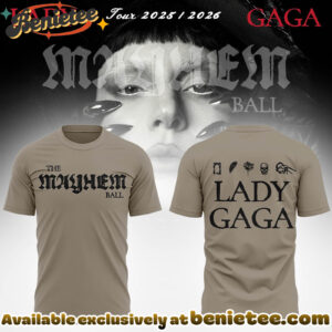 GAGA The Mayhem Ball Tour 2025 Limited Edition Tshirt - Ver 4