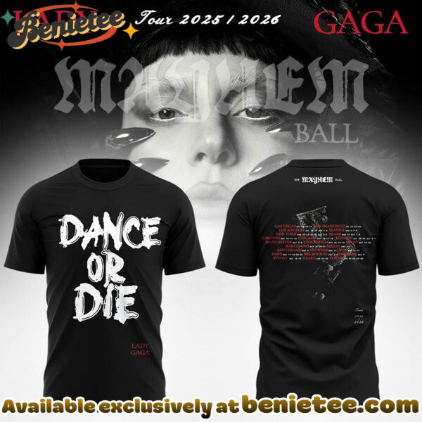 GAGA The Mayhem Ball Tour 2025 Limited Edition Tshirt - Ver 6