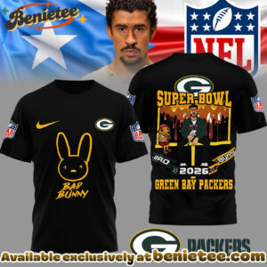 Green Bay Packers Premium NFL Bad Bunny Super Bowl 3D Shirt, Hoodie, Sweatshirt