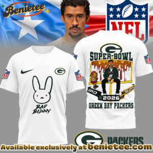 Green Bay Packers Premium NFL Bad Bunny Super Bowl 3D Shirt, Hoodie, Sweatshirt