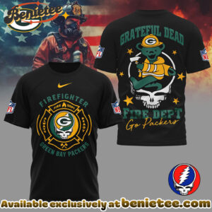 Green Bay Packers Premium NFL Grateful Dead Firefighter 3D Shirt, Hoodie, Sweatshirt