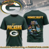 Green Bay Packers Premium NFL Minecraft 3D Shirt