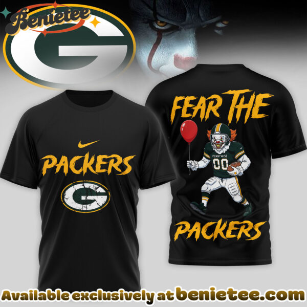 Green Bay Packers Premium NFL Pennywise 3D Shirt