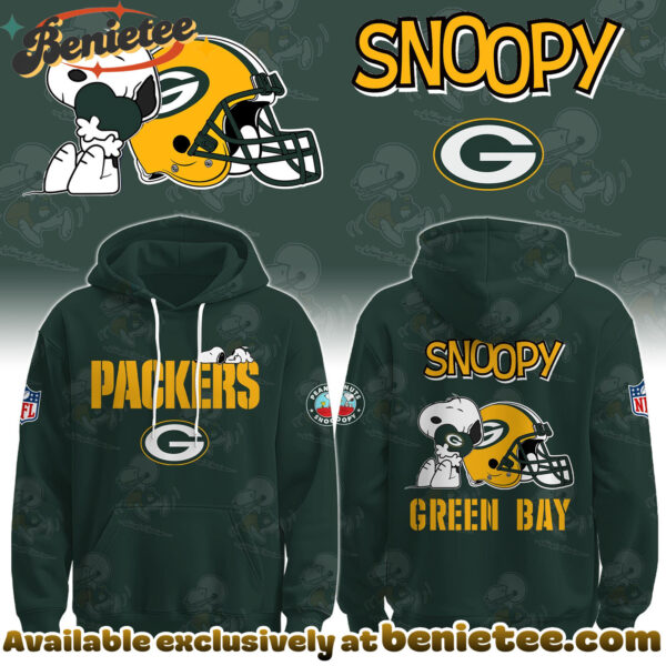 Green Bay Packers x Snoopy Hoodie, Sweatshirt, T-shirt Limited Edition - Selling Out Fast