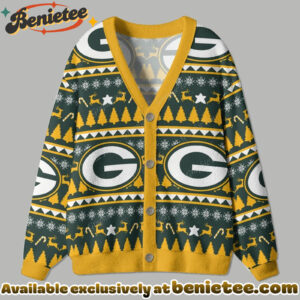 Green Bay Packing Team Cardigan Christmas Sweater, Ugly Sweatshirt, Shirt, Hoodie, All Team NFL - Ver 2