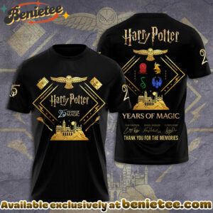 Harry Potter 25th Anniversary 3D Apparel Shirt, Hoodie, Sweatshirt - Ver 2