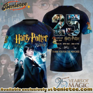 Harry Potter 25th Anniversary 3D Apparel Shirt, Hoodie, Sweatshirt - Ver 8