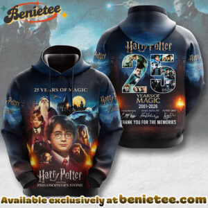 Harry Potter 25th Anniversary 3D Apparel Shirt, Hoodie, Sweatshirt - Ver 6