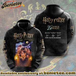 Harry Potter 25th Anniversary 3D Apparel Shirt, Hoodie, Sweatshirt - Ver 16
