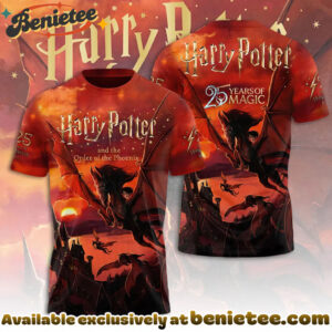 Harry Potter 25th Anniversary 3D Apparel Shirt, Hoodie, Sweatshirt - Ver 13