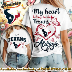 Houston Texans Premium NFL Butterfly Women Shirt, Hoodie, Sweatshirt