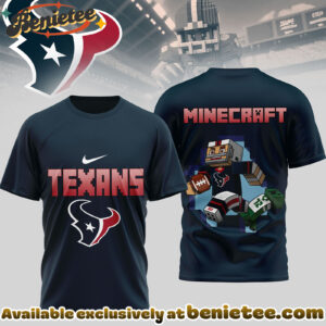 Houston Texans Premium NFL Minecraft 3D Shirt