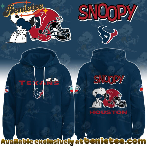 Houston Texans x Snoopy Hoodie, Sweatshirt, T-shirt Limited Edition - Selling Out Fast