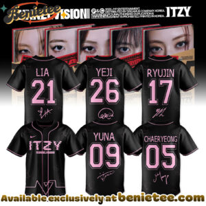ITZY ALBUM TUNNEL VISION Collection Baseball Jersey
