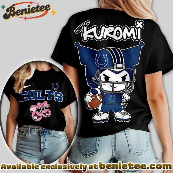 Indianapolis Colts Premium NFL Kuromi Women Shirt