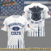Indianapolis Colts Premium NFL Law Enforcement Tribute 3D Shirt