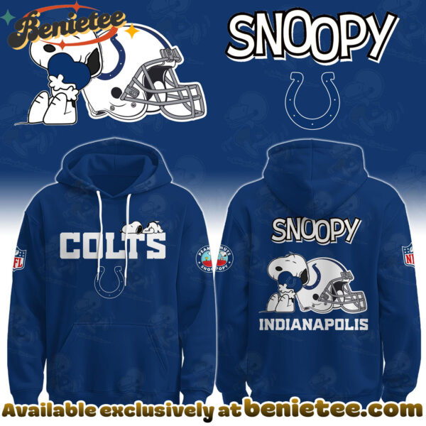 Indianapolis Colts x Snoopy Hoodie, Sweatshirt, T-shirt Limited Edition - Selling Out Fast