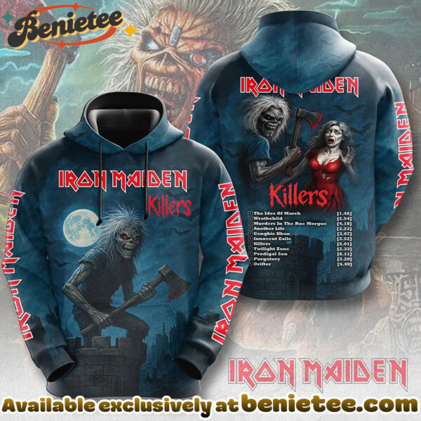 Iron Maiden 3D Apparel Hoodie, Tshirt, Sweatshirt - Ver 3